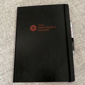 Brendon Burchard High Performance Academy blank journal/notebook. 8” X 12”